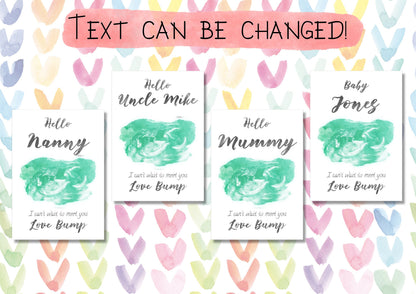 Watercolour Ultrasound or Sonogram Art, Baby scan print, card, Keepsake, digital available, Gender reveal Announcement, Mum to be, Pregnancy