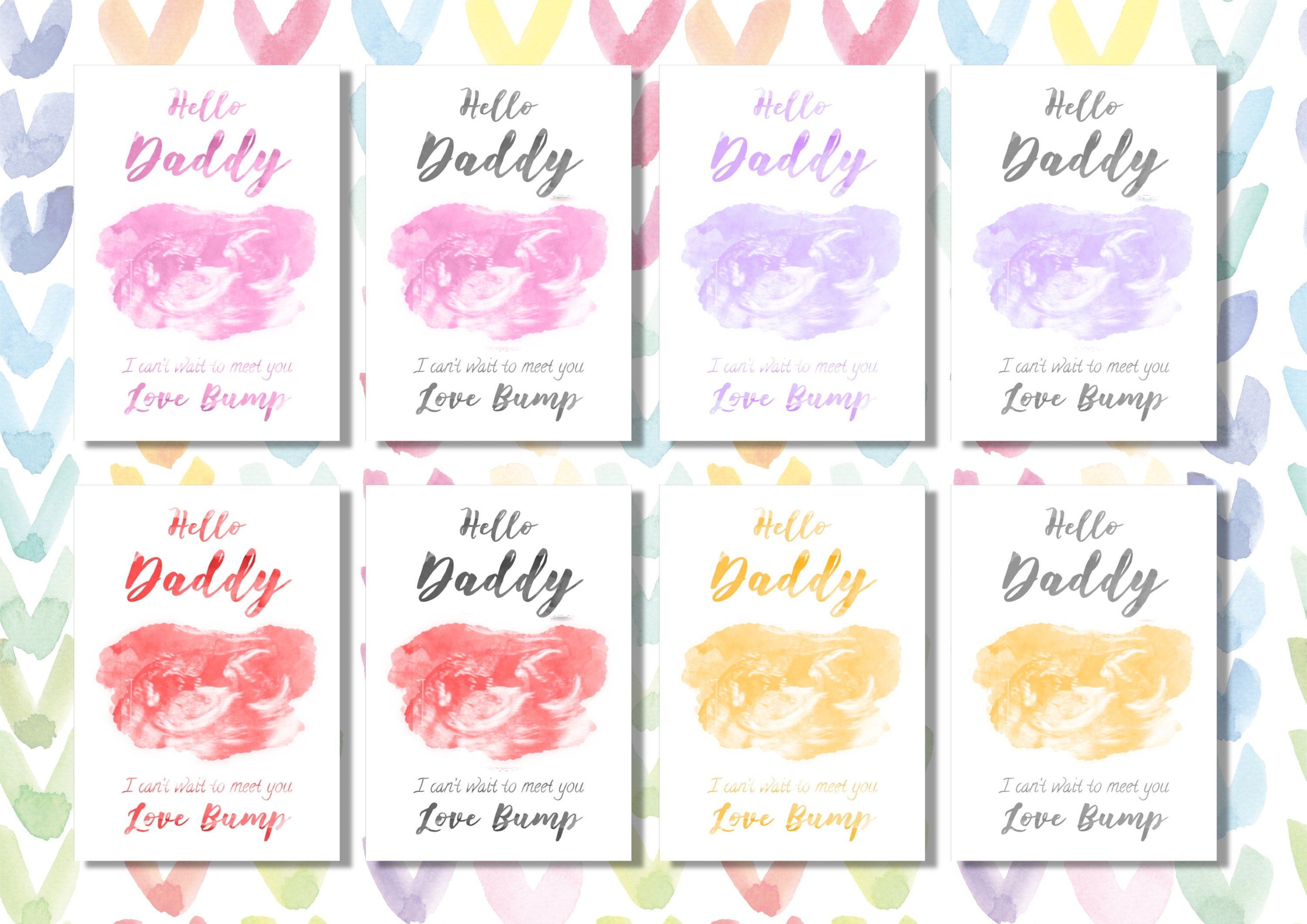 Watercolour Ultrasound or Sonogram Art, Baby scan print, card, Keepsake, digital available, Gender reveal Announcement, Mum to be, Pregnancy