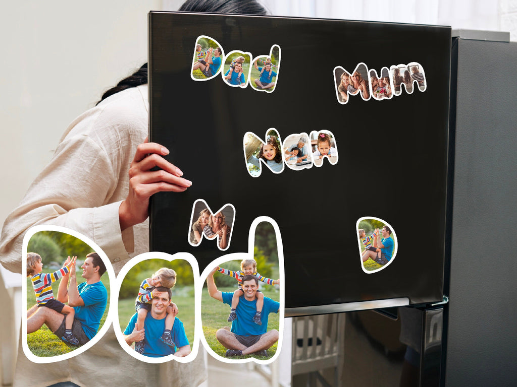 Name art, Custom fridge magnets, mum gift, dad gift, christmas gift, personalised gift, portrait, family portrait, high quality photo