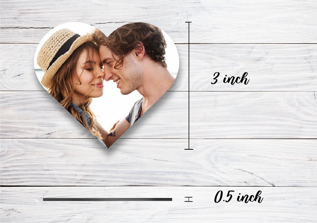 Heart Magnet & Pear-fect Match Card: Romantic Anniversary Gift for Spouse, Valentine's Day Printable