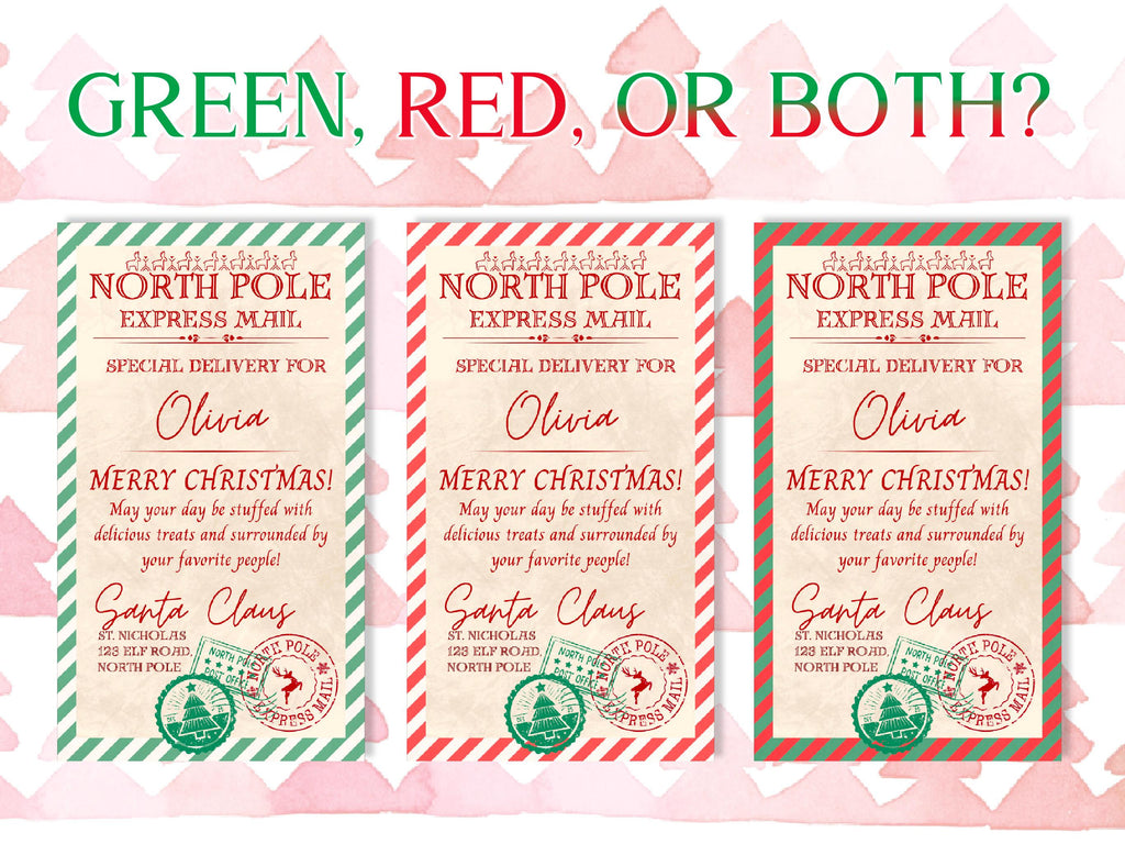 Personalised Xmas Gift Stickers and Decorations for Holiday Parties, tag option available