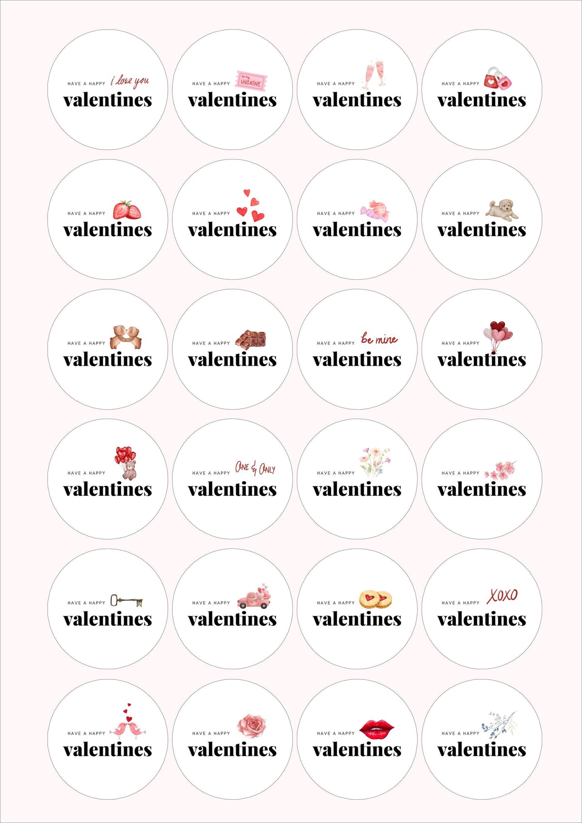 Valentine's Day Edible Cocktail Toppers: Personalized Wafer Sheet Drink Decorations for Romantic Events