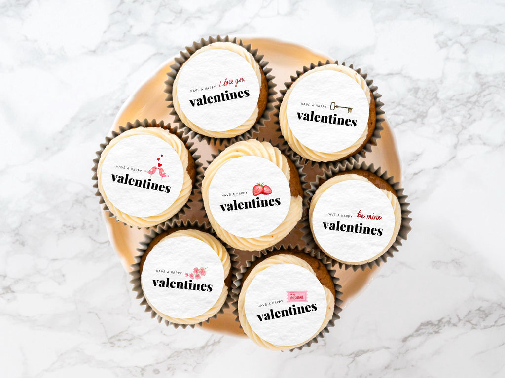 Valentine's Day Edible Cocktail Toppers: Personalized Wafer Sheet Drink Decorations for Romantic Events
