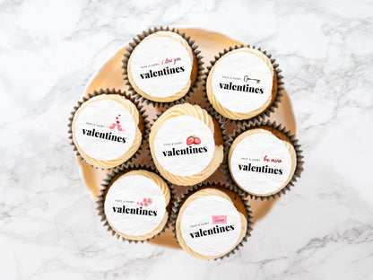 Valentine's Day Edible Cocktail Toppers: Personalized Wafer Sheet Drink Decorations for Romantic Events