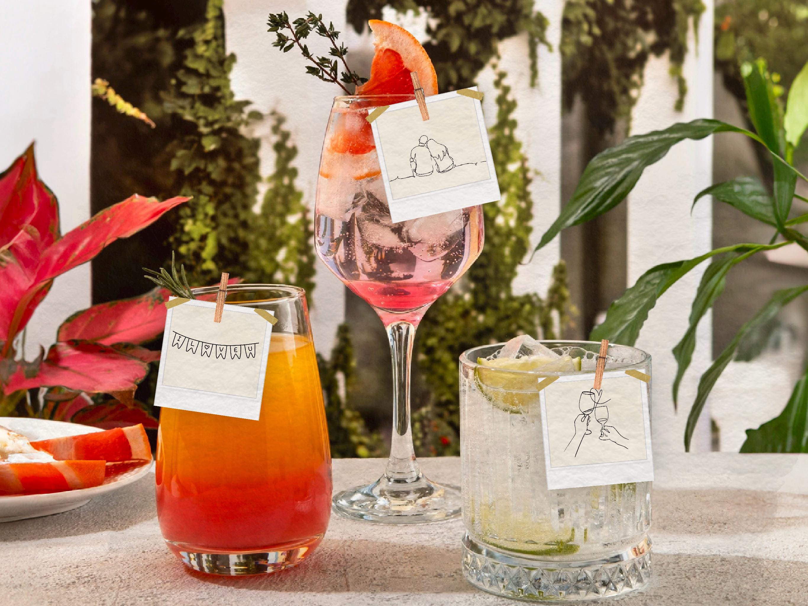 Valentine's Day Edible Cocktail Toppers: Personalized Wafer Sheet Drink Decorations for Romantic Events