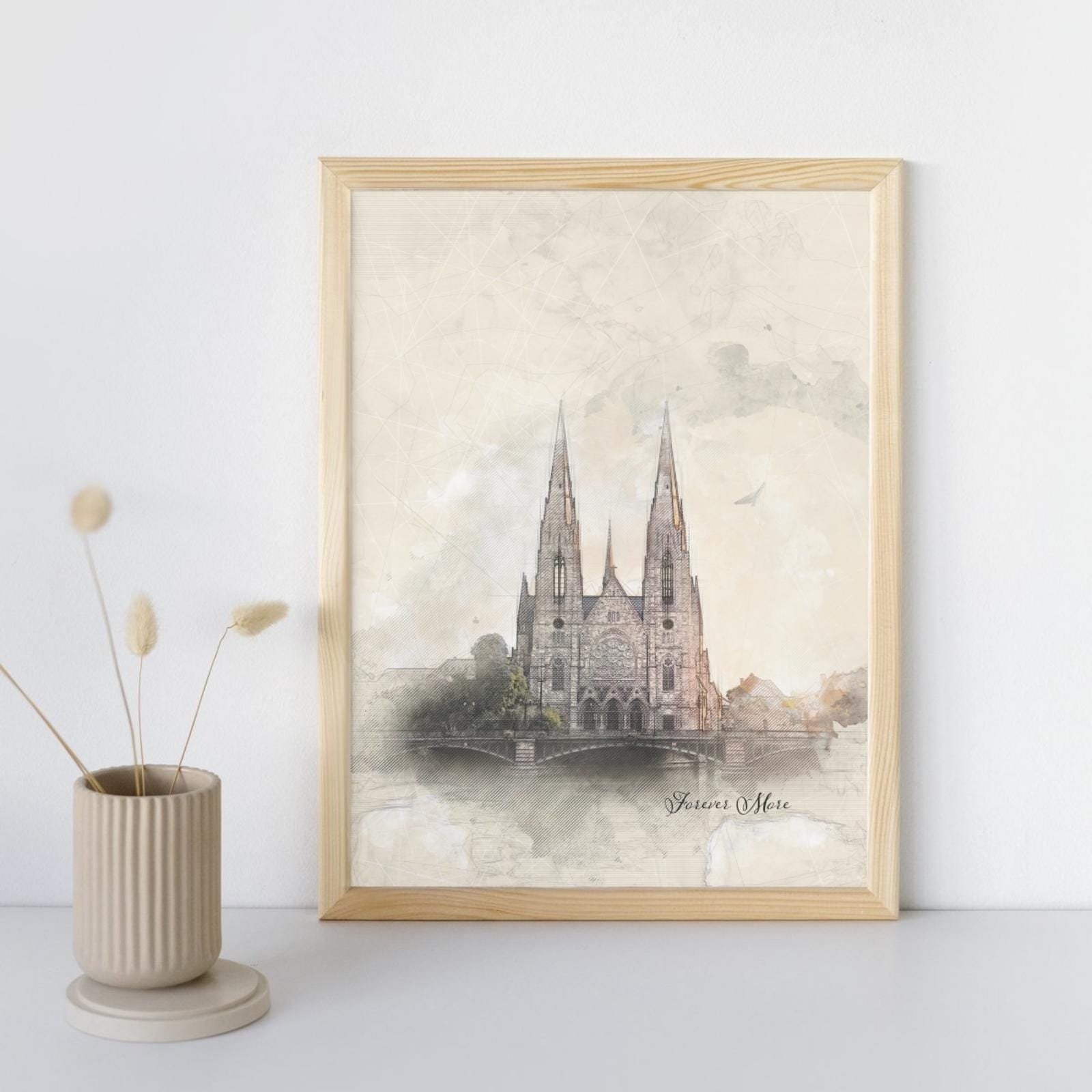 Custom Architectural Sketch: Personalised Home Portrait for Anniversaries, Weddings & Housewarming