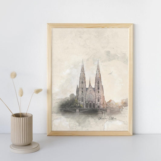 Custom Architectural Sketch: Personalised Home Portrait for Anniversaries, Weddings & Housewarming