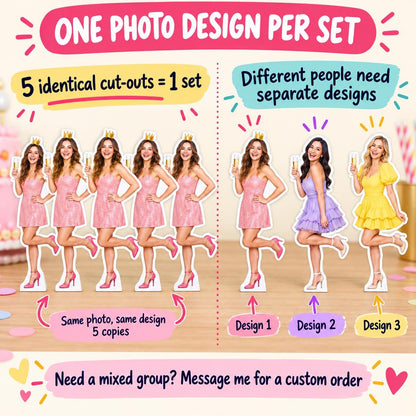 Personalised Pet Tabletop Photo Cutout, Custom Dog Cat or Animal Photo Stand, Pet Birthday Party Decoration and Keepsake