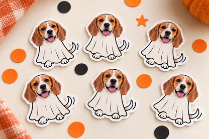 Personalised Dog Halloween Photo Confetti | Ghost Pet Table Scatter