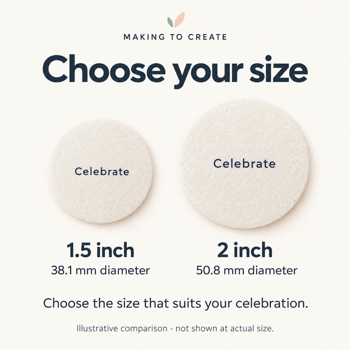 Personalised Baby Shower Cupcake Toppers | Custom Edible Wafer Circles